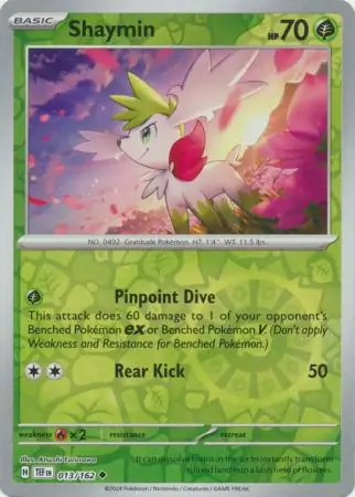 Shaymin, catalogue front