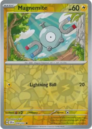 Magnemite, catalogue front