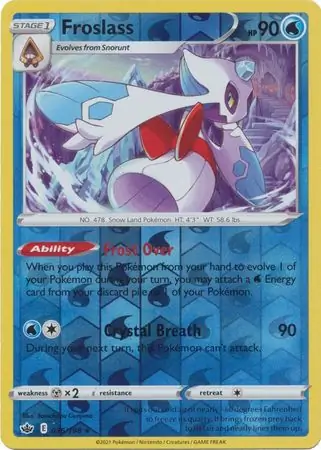 Froslass, catalogue front