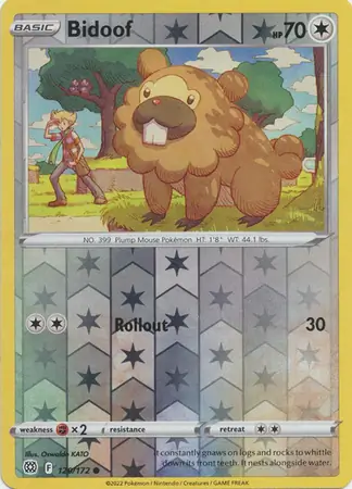 Bidoof, catalogue front