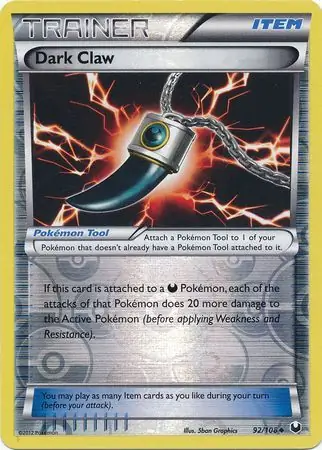 Dark Claw, catalogue front