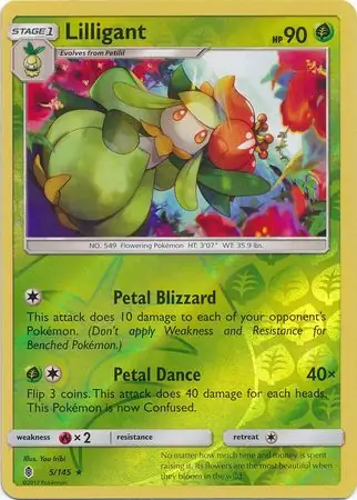 Lilligant, catalogue front
