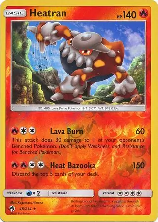 Heatran, catalogue front