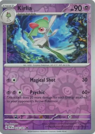 Kirlia, catalogue front