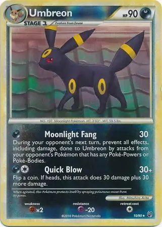 Umbreon, catalogue front
