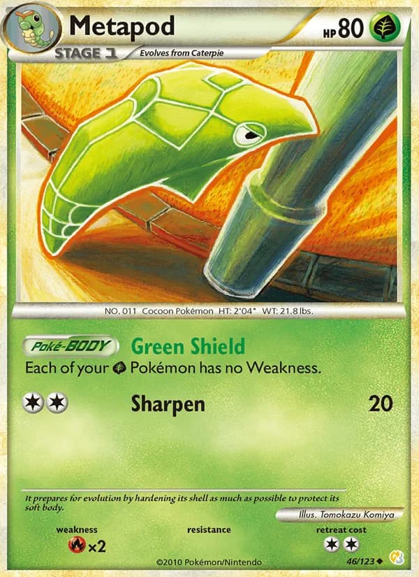 Metapod, catalogue front