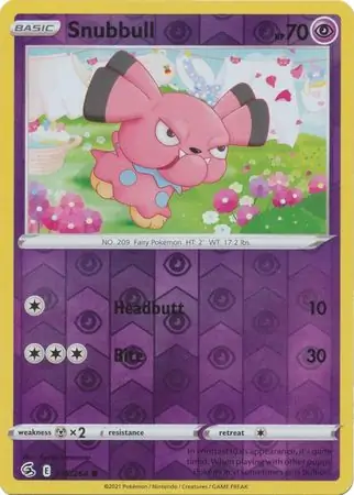 Snubbull, catalogue front