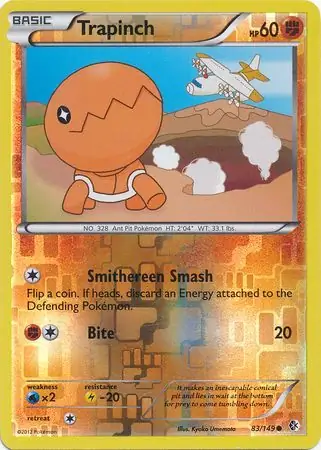 Trapinch, catalogue front