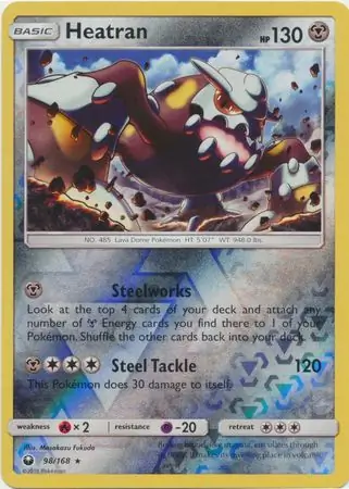 Heatran, catalogue front