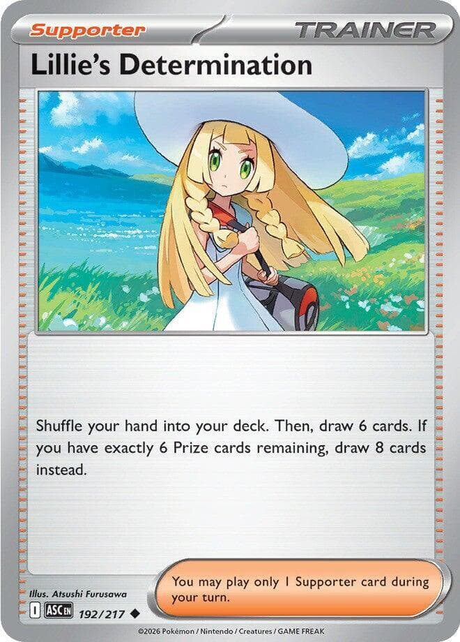 Lillie's Determination, catalogue front