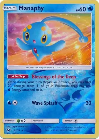 Manaphy, catalogue front