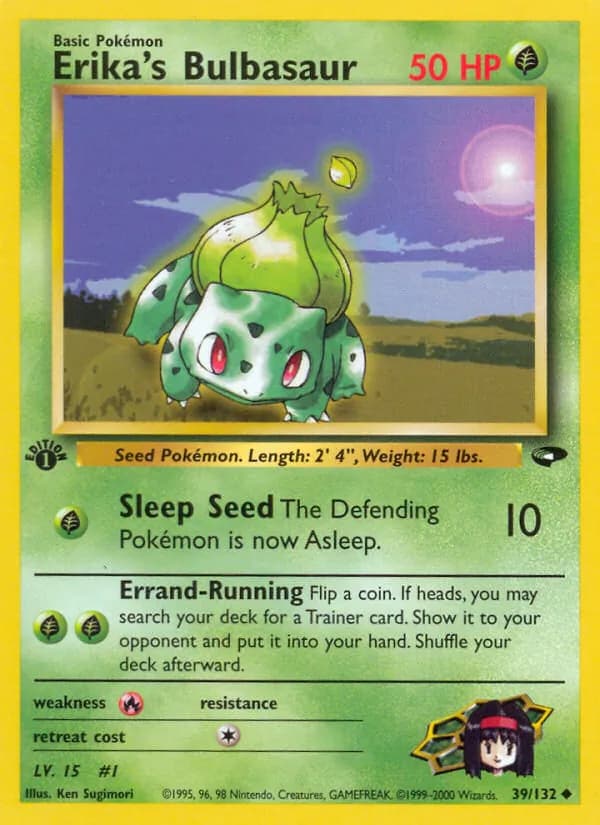 Erika's Bulbasaur, catalogue front