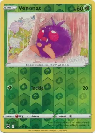 Venonat, catalogue front