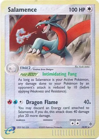 Salamence, catalogue front