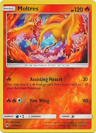 Moltres, catalogue front