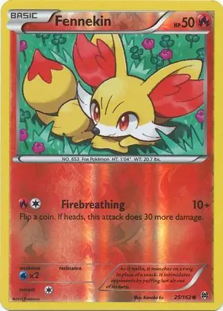 Fennekin, catalogue front