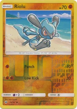 Riolu, catalogue front