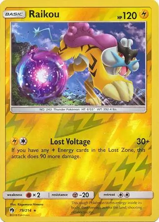 Raikou, catalogue front