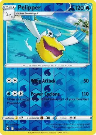 Pelipper, catalogue front