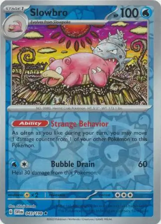 Slowbro, catalogue front