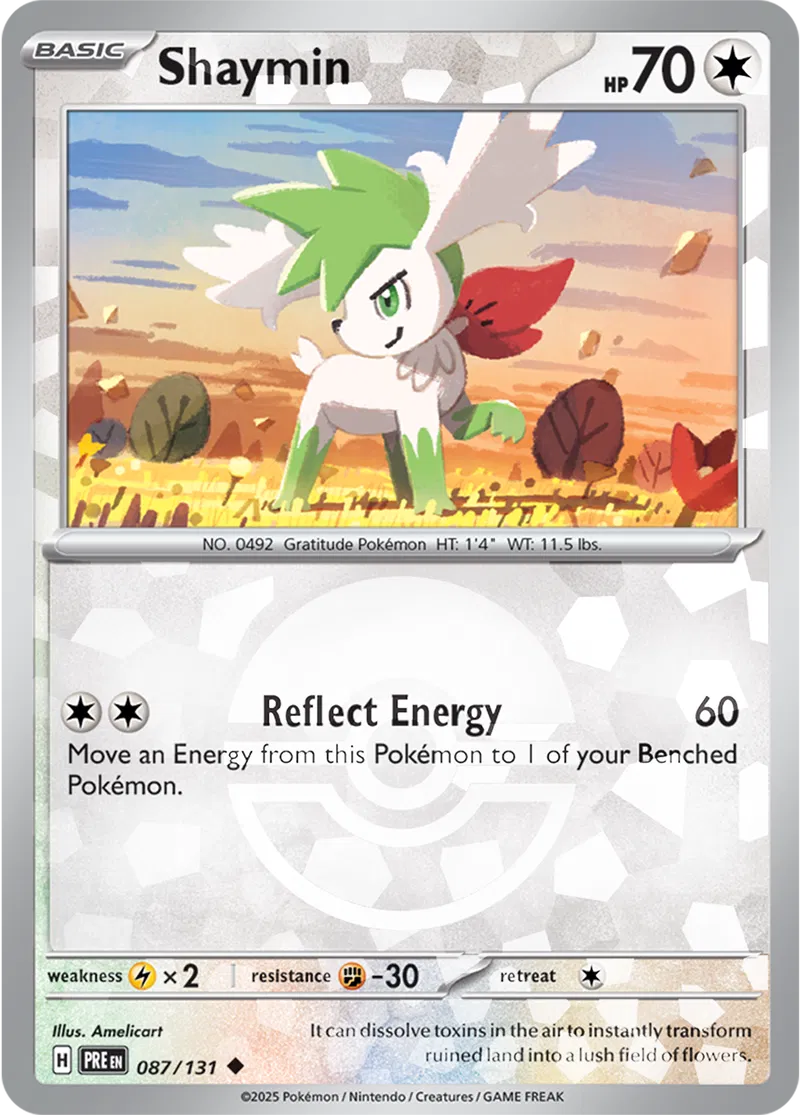 Shaymin, catalogue front