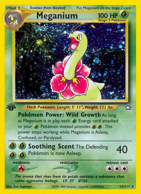 Meganium, catalogue front