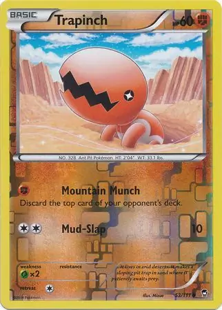 Trapinch, catalogue front