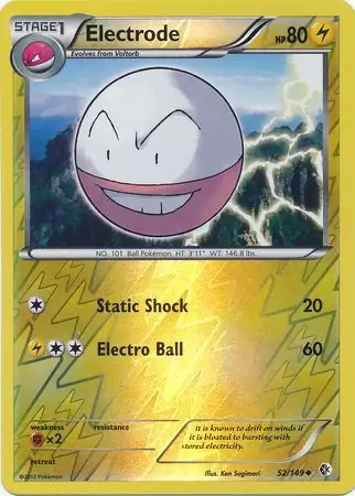 Electrode, catalogue front