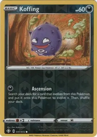 Koffing, catalogue front