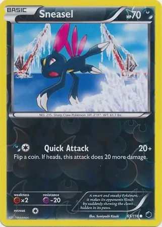 Sneasel, catalogue front