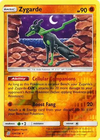 Zygarde, catalogue front