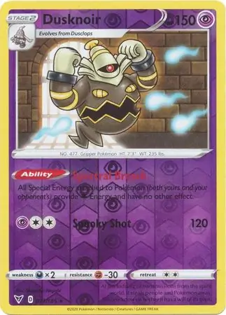 Dusknoir, catalogue front