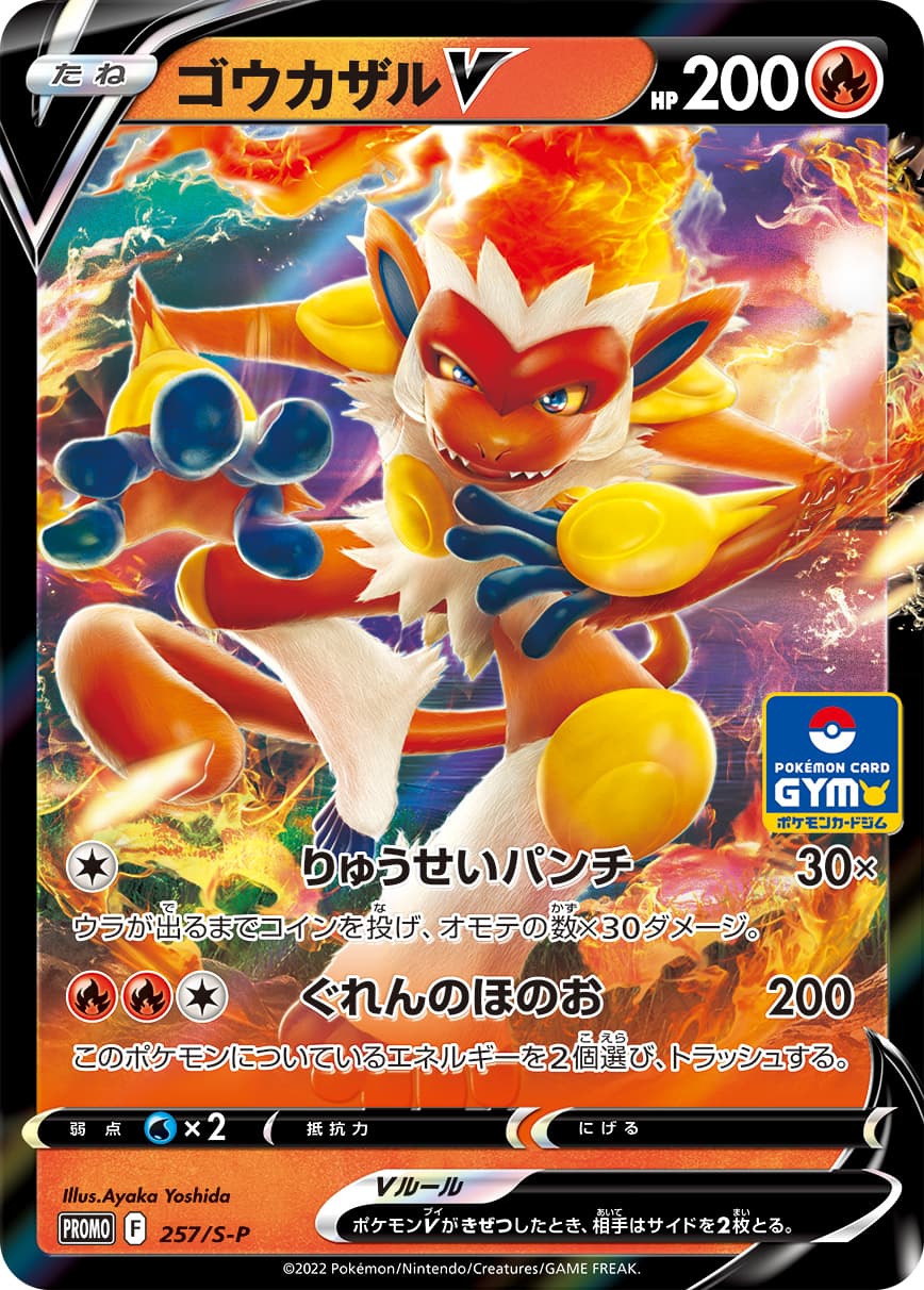 Infernape V, catalogue front