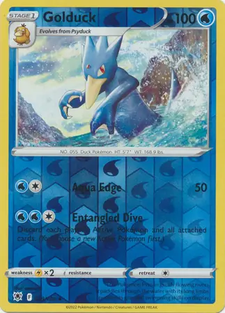 Golduck, catalogue front