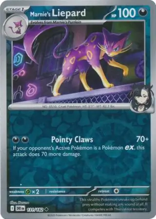 Marnie's Liepard, catalogue front