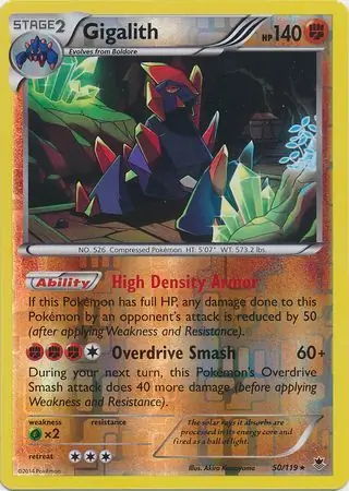 Gigalith, catalogue front