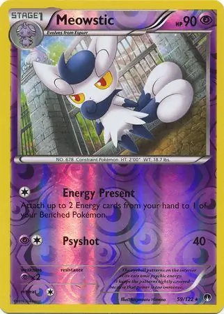 Meowstic, catalogue front