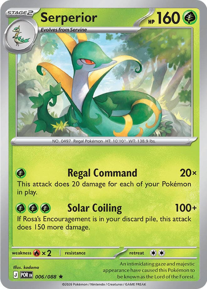 Serperior, catalogue front
