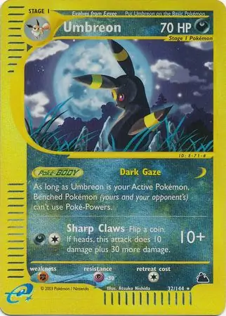 Umbreon, catalogue front