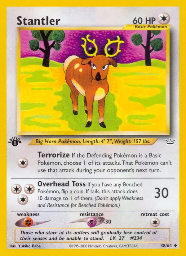 Stantler, catalogue front