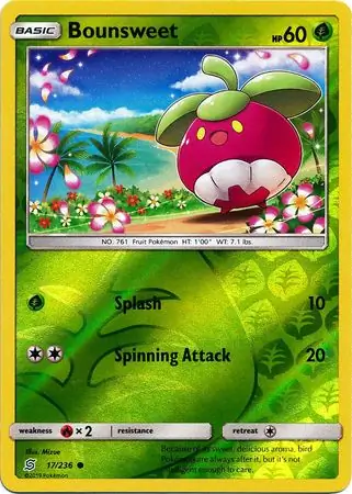 Bounsweet, catalogue front