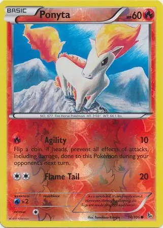 Ponyta, catalogue front