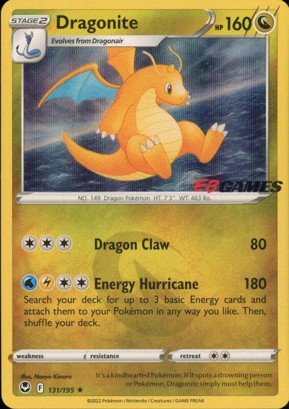 Dragonite, catalogue front