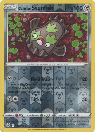 Galarian Stunfisk, catalogue front