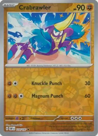 Crabrawler, catalogue front