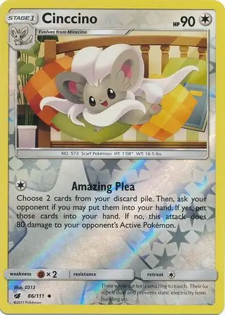 Cinccino, catalogue front