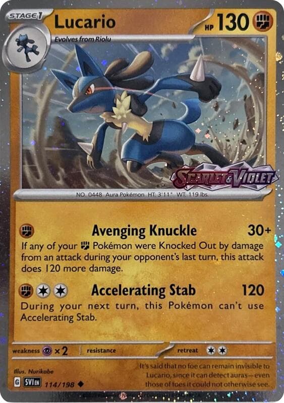 Lucario, catalogue front