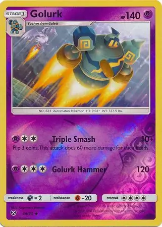 Golurk, catalogue front