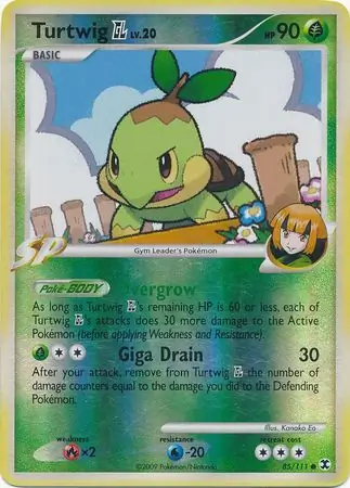 Turtwig GL, catalogue front
