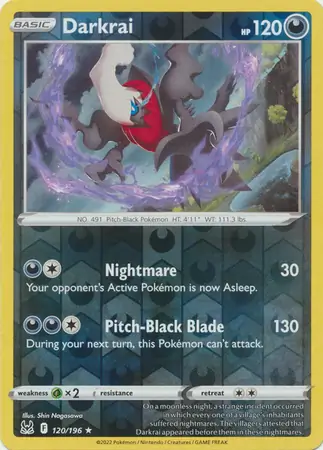 Darkrai, catalogue front